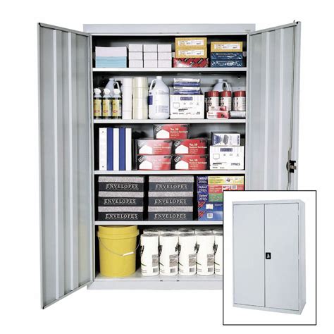 sandusky 36 lx 18 dx 72 h steel cabinet gray|36 x 72 garage cabinet.